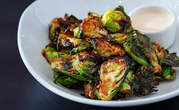 CRISPY BRUSSELS SPROUTS