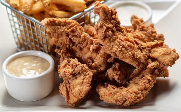 HAND-BATTERED CHICKEN TENDERS