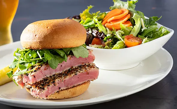 “EVERYTHING-CRUSTED” AHI TUNA*