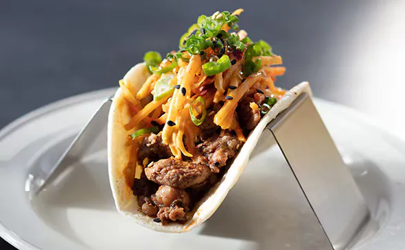 GRILLED KOREAN BEEF TACO