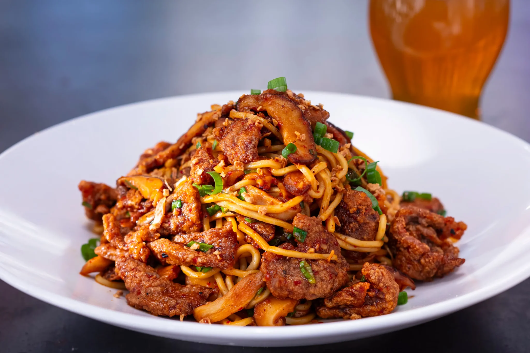 SZECHUAN CRISPY BEEF NOODLES