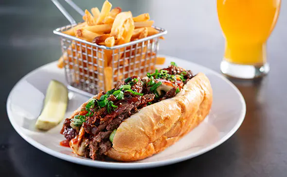 KOREAN BBQ CHEESESTEAK